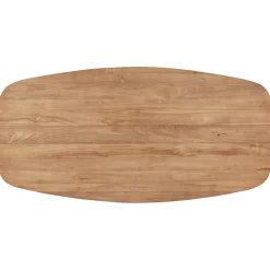 Salontafel Romaro Teakhout 140x70 cm Deens ovaal mix rough
