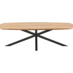 Salontafel Romaro Teakhout 140x70 cm Deens ovaal mix rough