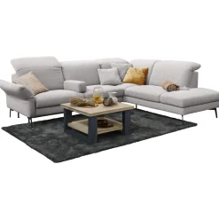 Salontafel VERATO Eikenhout 70x70 cm vierkant naturel grey