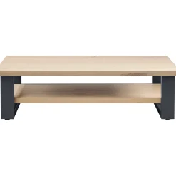 Salontafel VERATO Eikenhout 140x70 cm rechthoekig naturel grey