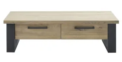Salontafel Verato Eikenhout 70x140 cm rechthoekig natural grey