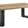 Salontafel 135x70 Romaro teakhout mix rough