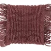 Sierkussen Canevino 45x45cm bordeauxrood