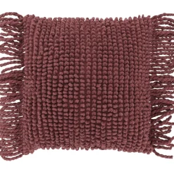 Sierkussen Canevino 45x45cm bordeauxrood