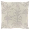 Sierkussen Canosa Grijs met palmboom print