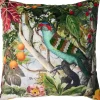 Sierkussen Faicchio Vogel 45x45cm blauw