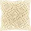 Sierkussen Foglia 45x45cm dessin 5 naturel