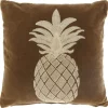 Sierkussen Gorduno Ananas 45x45cm bruin
