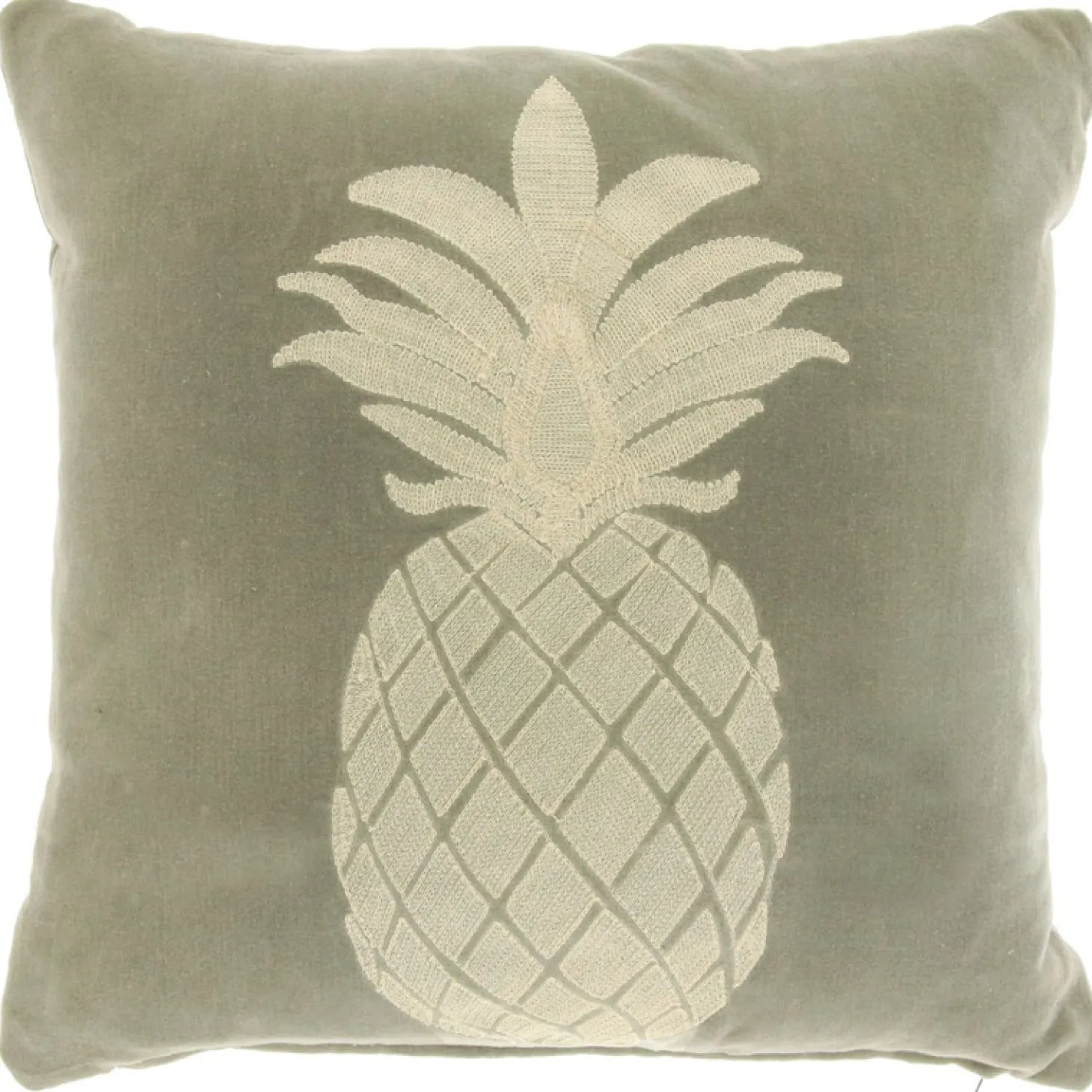 Sierkussen Gorduno Ananas 45x45cm grijs