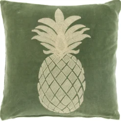 Sierkussen Gorduno Ananas 45x45cm groen