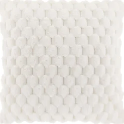 Sierkussen Ludiano 45x45cm wit