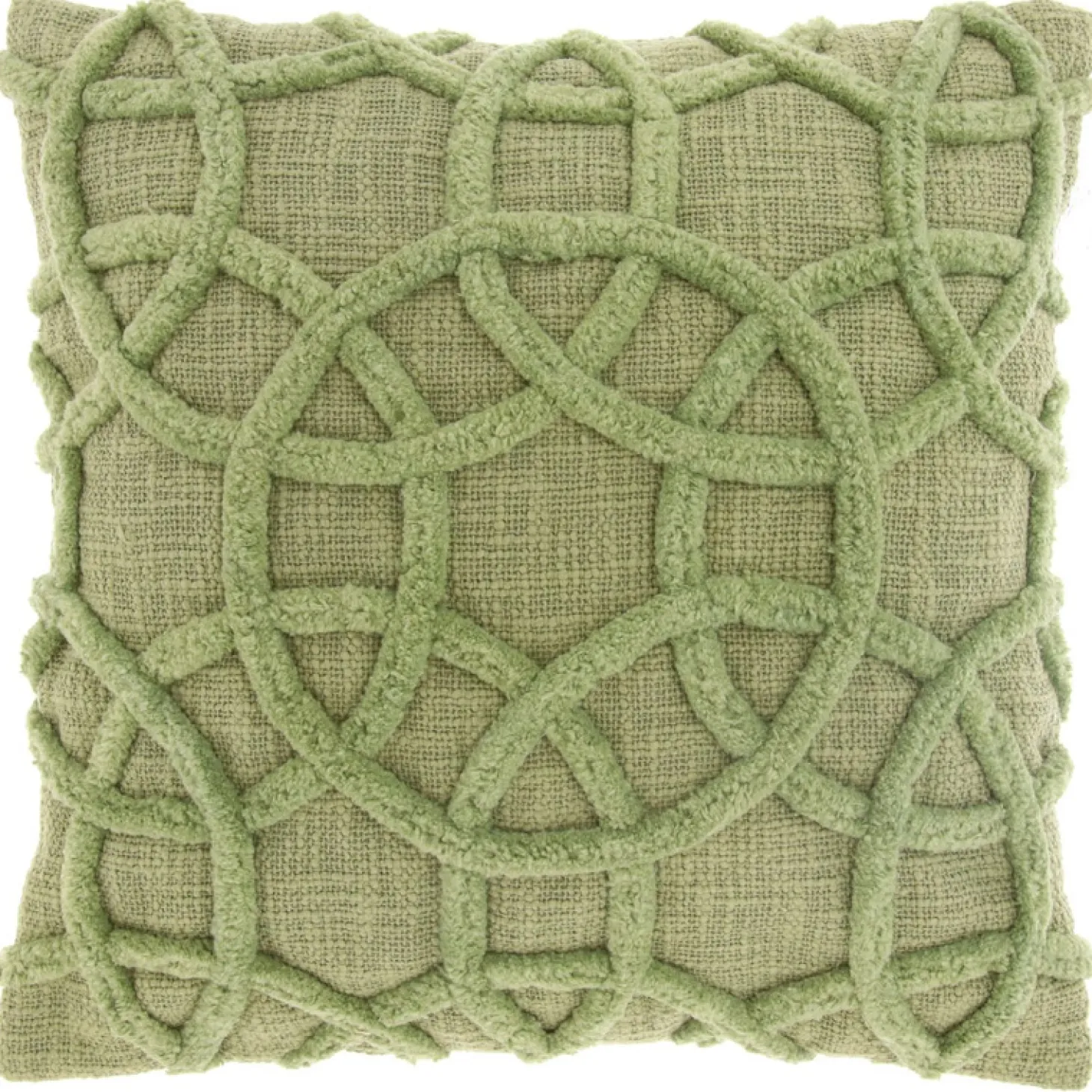 Sierkussen Rovio 45x45cm groen