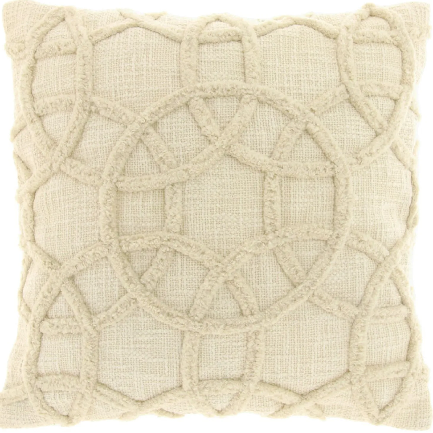 Sierkussen Rovio 45x45cm wit