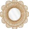 Spiegel Novellara Rond 39 cm bruin small