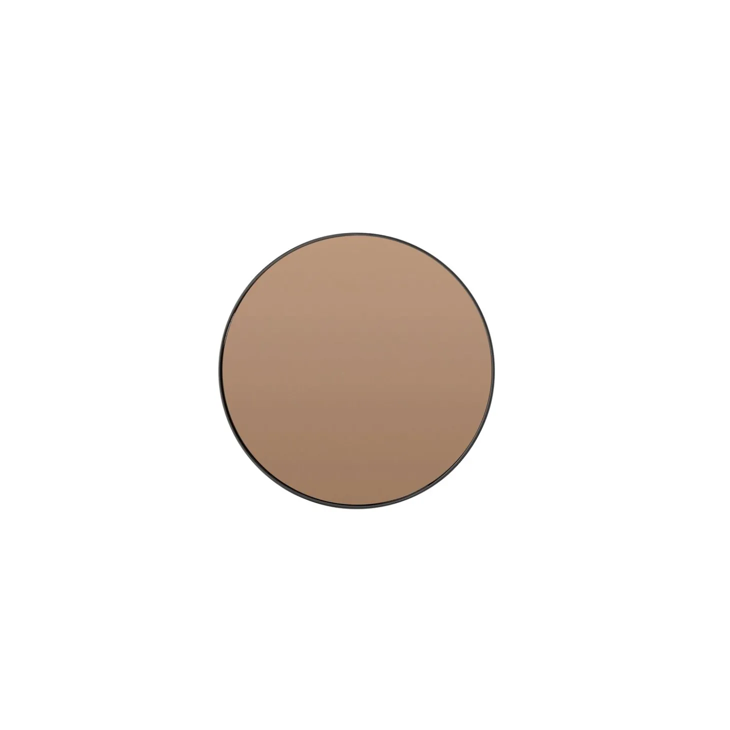 Spiegel Sabella Bruin glas rond 50cm