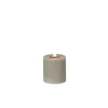 Stompkaars Benevento LED small grijs rond