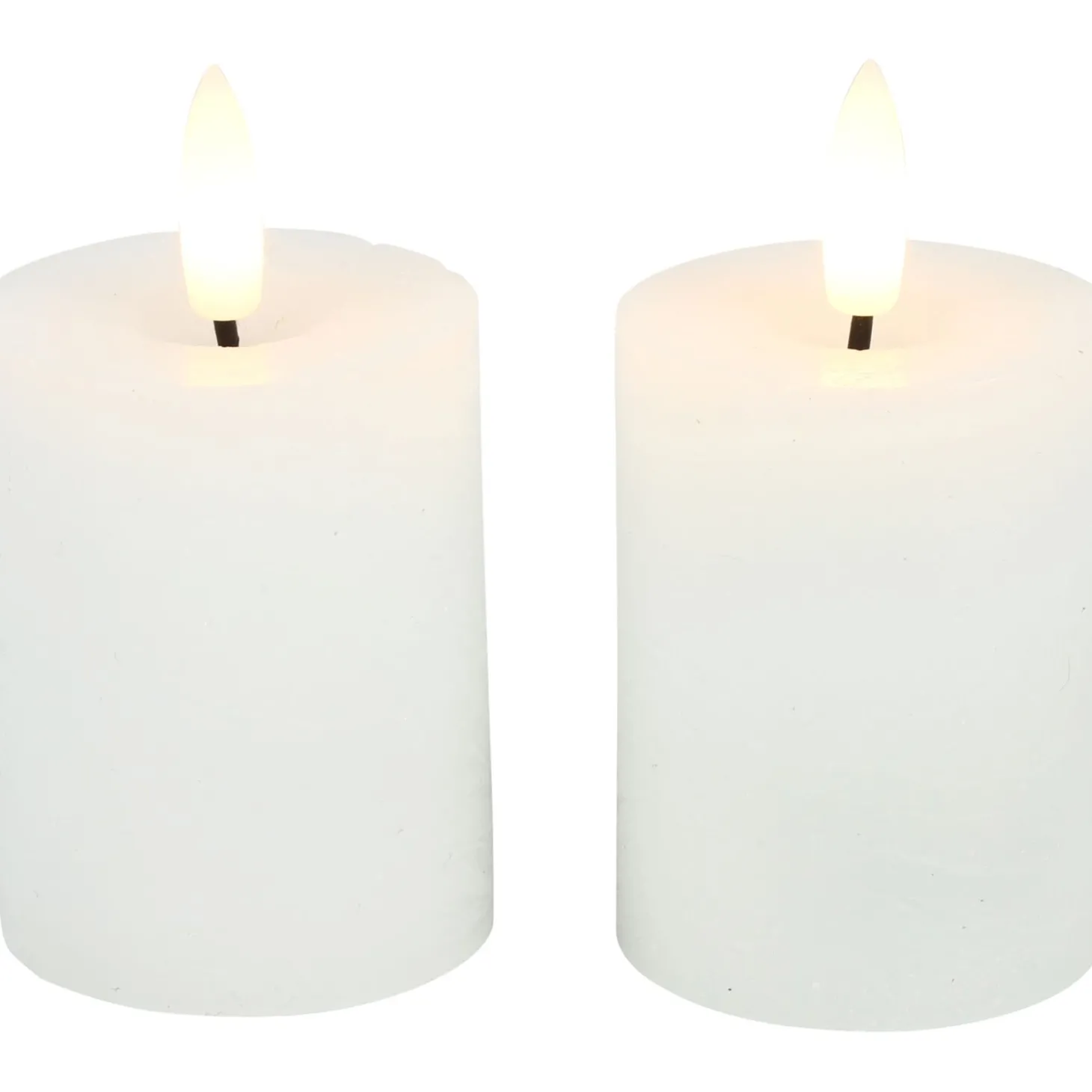 Stompkaars Benevento LED wit 5 cm rond set van 2