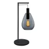 Tafellamp Felinio Smoke glas 1-lichts hangend