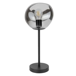 Tafellamp Macato Zwart smoke glas 1-lichts