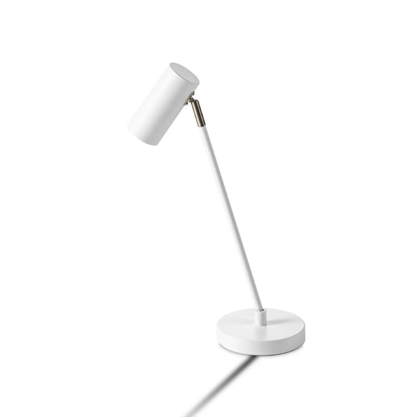Tafellamp Mirare Wit metaal 1-spots