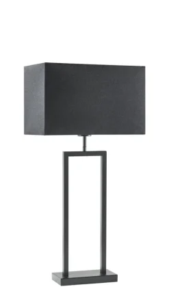 Tafellamp Tarante (lampvoet h55) mat zwart