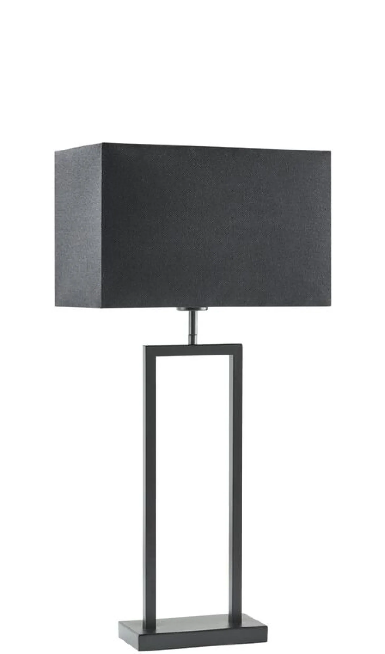 Tafellamp Tarante (lampvoet h55) mat zwart