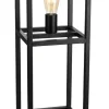 Tafellamp Tiamo Zwart staal 55x22 cm
