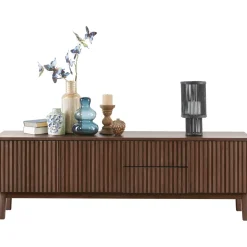 TV-meubel Arrosto Eikenhout 58x180x40 cm Dark Roast