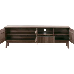 TV-meubel Arrosto Eikenhout 58x180x40 cm Dark Roast