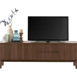 TV-meubel Arrosto Eikenhout 58x180x40 cm Dark Roast
