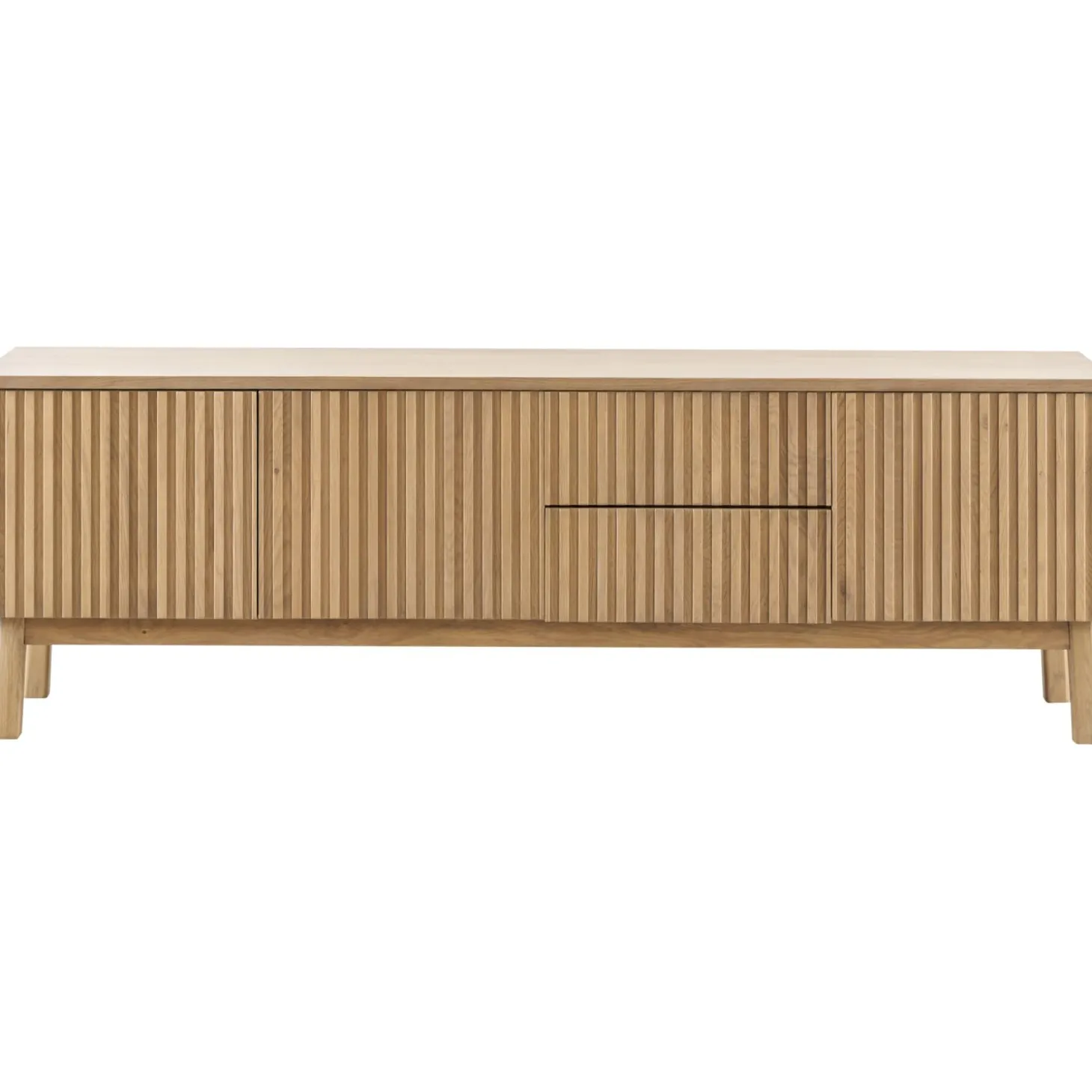 TV-meubel Arrosto Eikenhout 58x180x40 cm light roast