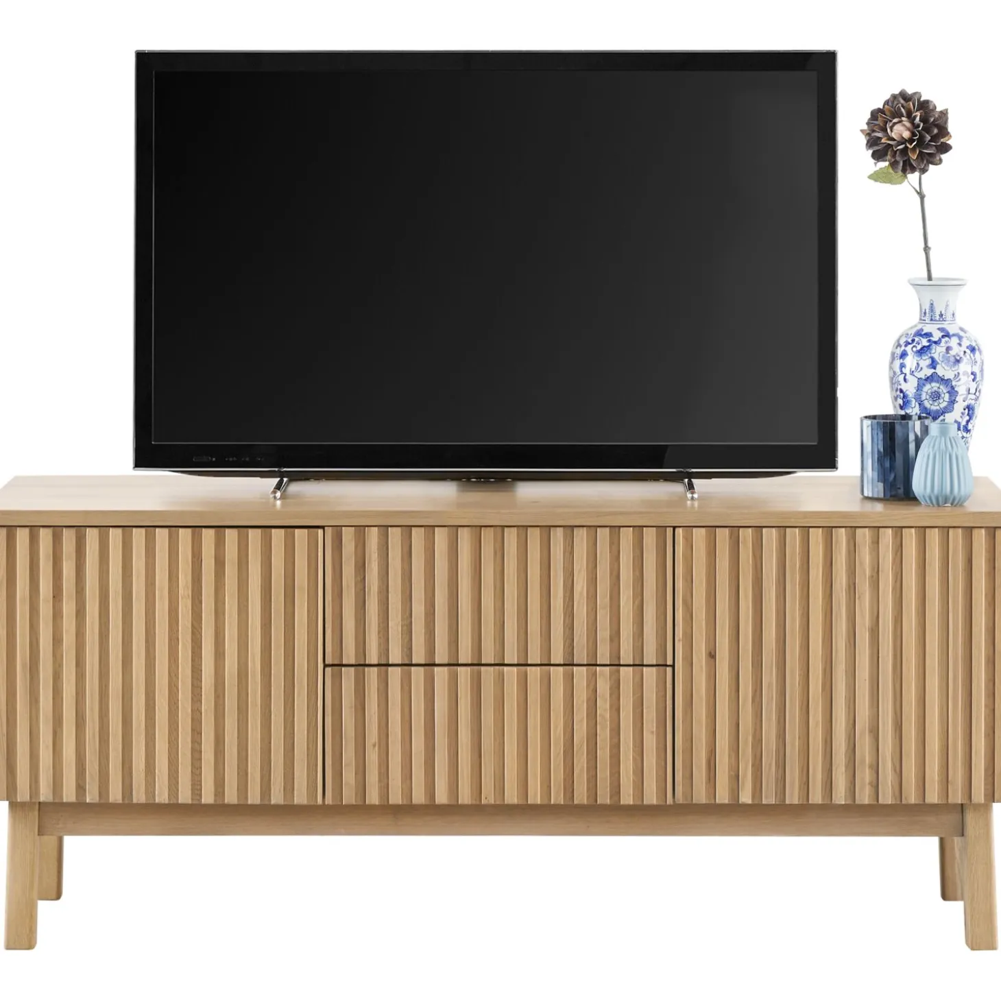 TV-meubel Arrosto Eikenhout 58x135x40 cm light roast