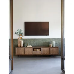 Tv-meubel Calvo 205 cm bruin