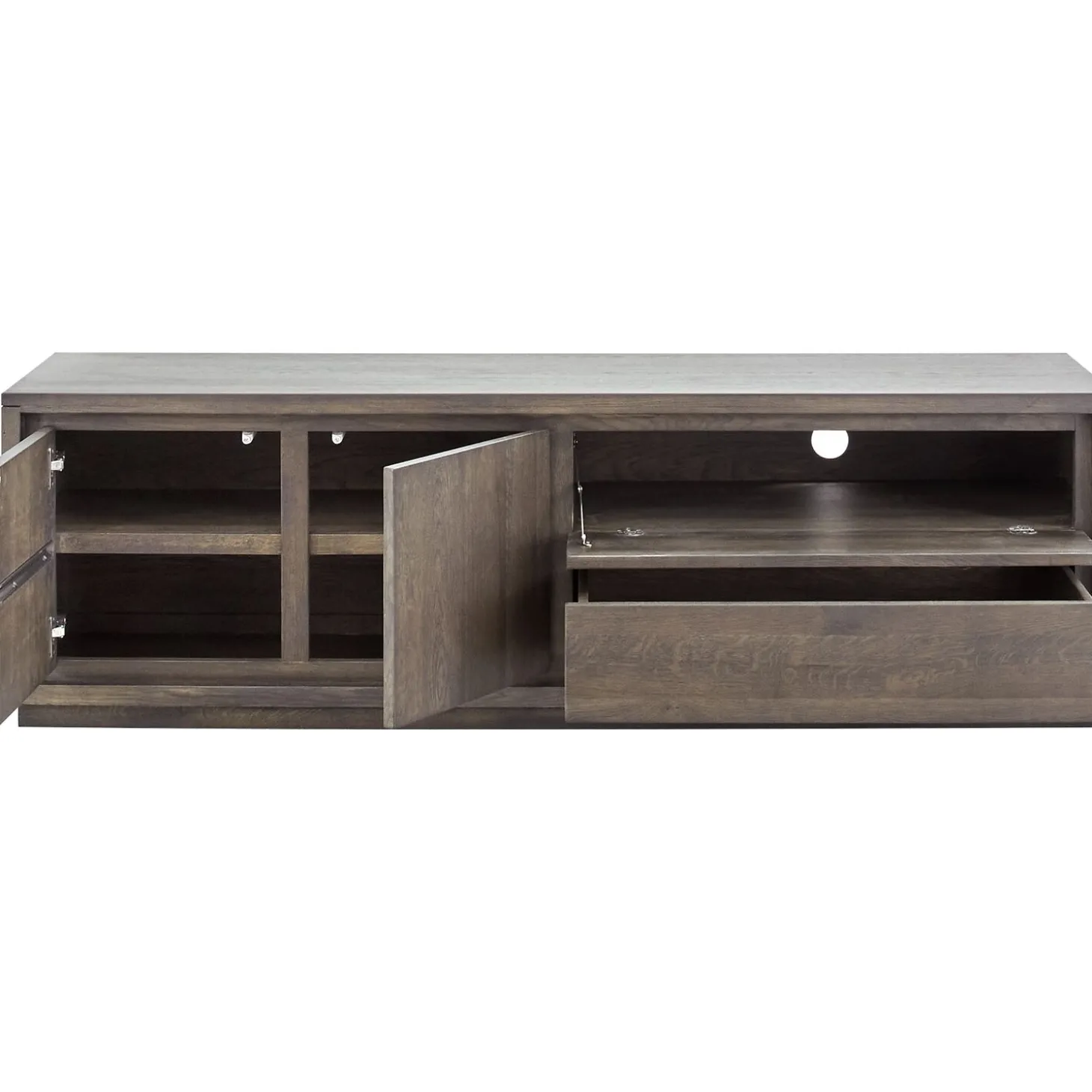 TV-meubel Lavio (164 cm) eiken grafiet