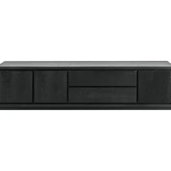 TV-meubel Lavio (203 cm) eiken zwart