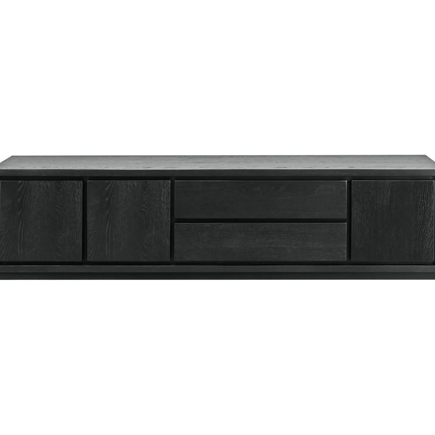 TV-meubel Lavio (203 cm) eiken zwart