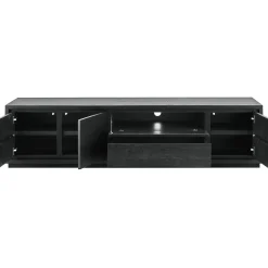TV-meubel Lavio (203 cm) eiken zwart