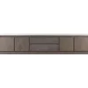 Tv-meubel Lavio Grafiet eikenhout 242 cm
