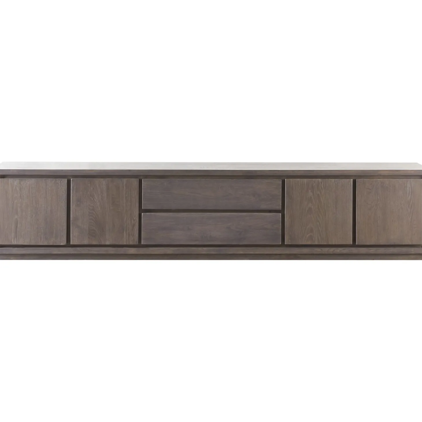 Tv-meubel Lavio Grafiet eikenhout 242 cm