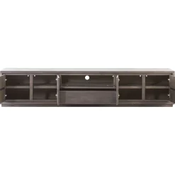 Tv-meubel Lavio Grafiet eikenhout 242 cm