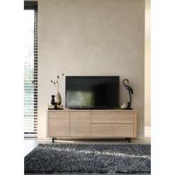 Tv-meubel Lirona Old oak 152 cm
