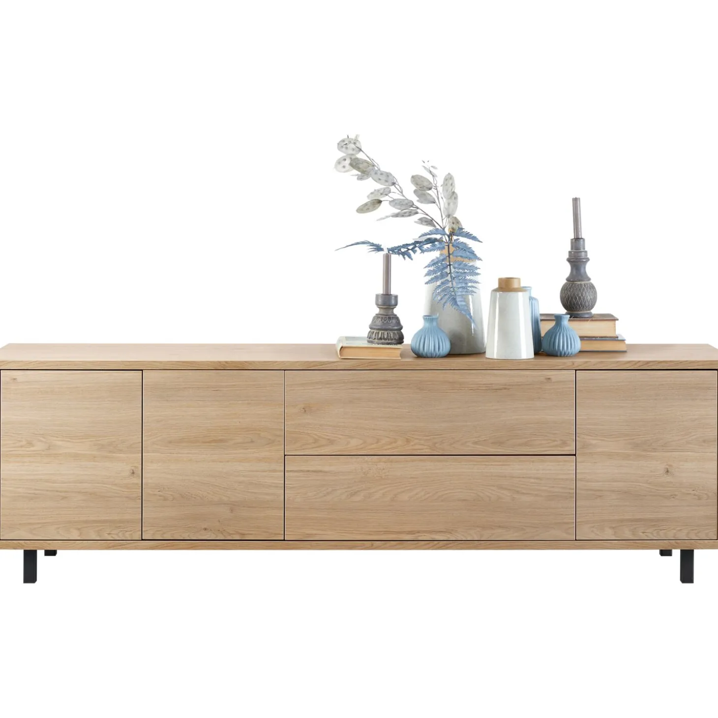 Tv-meubel Lirona Old oak 187 cm