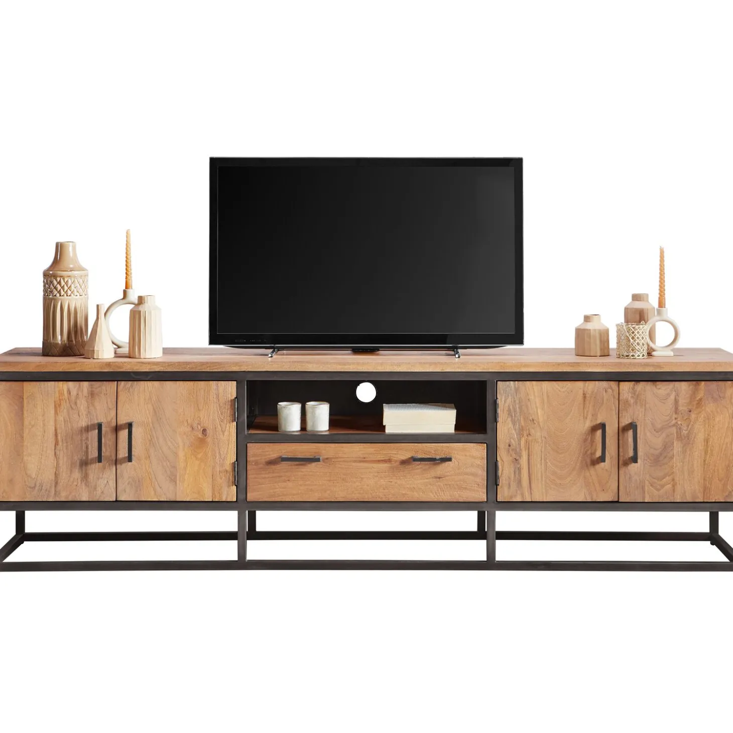 TV-meubel Mesola (220 Cm) mango natural
