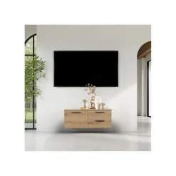 Tv-meubel Paranno 110 cm bruin
