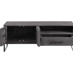 TV-meubel Piastra 126 cm zwart