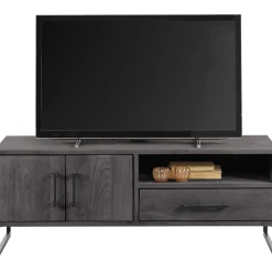 TV-meubel Piastra 126 cm zwart