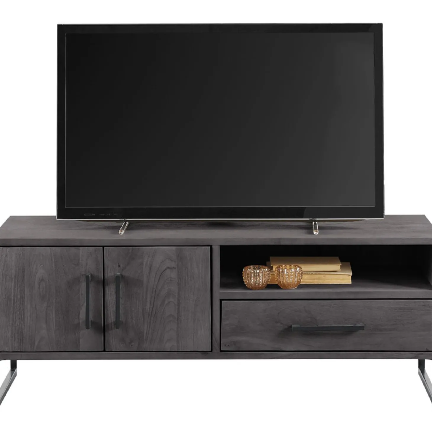 TV-meubel Piastra 126 cm zwart