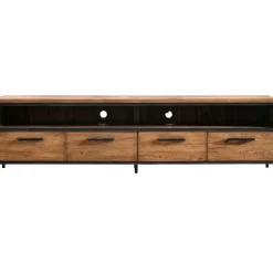 TV-meubel ROMARO (200 CM) teakhout mix rough