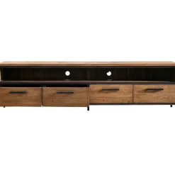 TV-meubel ROMARO (200 CM) teakhout mix rough