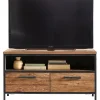 TV-meubel ROMARO (100 CM) teakhout mix rough